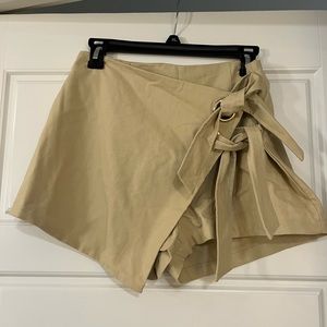 Superdown tan shorts/skirt- Size M